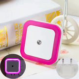 Popxstar Wireless LED Night Light Sensor Lighting Mini EU/US Plug Night Lights For Children Room Bedroom Living Room Decoration Lighting