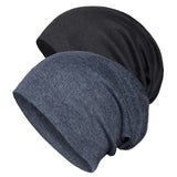 Popxstar Stylish Winter Warm Hat for Women Casual Stacking Knitted Bonnet Cap Men Hats Solid Color Hip Hop Skullies Unisex Female Beanies