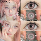 Popxstar  Color Contact Lenses With Degree Pink Pupils Beautiful Contact Korean Lenses Makeup Yearly Use 2pcs/pair Fast Shipping