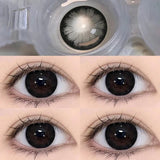 Colored Lenses For Eyes Beauty Makeup Yearly Brown Lenses With Degree Cosmetic Natural 2pcs/pair Myopic Large Diameter Lens