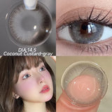 Popxstar  -2pcs/Pair Design Beauty Contact Lenses for Eyes Color Lenses Cosmetic Pupils Eye Color Lenses Blue Lens Brown Lenses