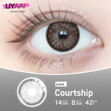 Popxstar  1 Pair Fashion Lenses Colored Contact Lenses for Eyes Beauty Green Eyes Lenses Natural  Brown Lens Grey Lens