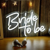Bride To Be LED Neon Sign, LED Neon Light, For Wedding Birthday Party Holiday Man Cave Bar Bedroom Game Room Home Wall Decor