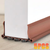 Popxstar New Mute Door Bottom Sealing Strip Door Insulation Anti-mosquito Sealing Without Glue Wool Strip Bedroom Sound Insulation Strip