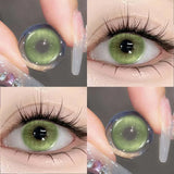 1pair New Colored Pupils for Eyes Fashion Brown Eyes Lenses Blue Contacts Green Lenses Yearly Grey Lenses Natural Lenses