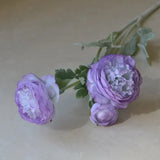 5Pc/lot Artificial Flocking Silk Flower Dew Lotus Home Decoration Camellia Bridal Bouquet Wedding Decor party flower arrangement