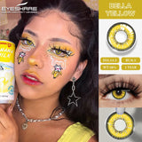 2pcs Cosplay Anime Eyes Lenses for Eyes Makeup  Halloween Beauty Contact Lenses Eye Cosmetic Blue Color Lens Eyes