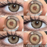 1Pair Natural Colored Contact Lenses Gray Beauty Pupils Brown Lens Fashion Blue Contacts Yearly Green Eye Color Lenses