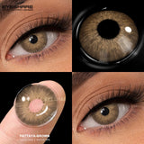 Color Contact Eye Color Lenses Makeup Natural Brown Lens Cosmetics Gray Eyes Lenses Woman Makeup Softlenses