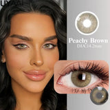 Colored Contact Lenses Fashion Green Eyes Lenses Makeup Blue Eyes Contact Natural Brown Lenses Yearly Beauty Gray Pupils