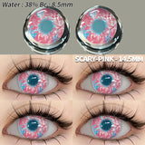 Popxstar  Colored Contact Lenses 2pcs Purple Contact Lenses Anime Cosplay Contact Eye Lenses Halloween Beauty Makeup Color Lens