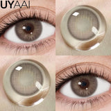 Popxstar NEW Choco Series Colored Contact Lenses Cosmetic Black Lenses Gray Contacts Lenses Women Makeup Colored Pupils Blue lenses