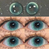 2PCS Korea Color Contact Lenses Blue Green Beauty Pupil Natural With diopter Makeup Fashion Grey Black Lens Free Delivery