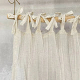 Popxstar  Japanese Folk Quiet Style Wrinkled Linen Texture Balcony Bedroom Screen Curtain