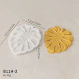 Turtle Backed Bamboo Leaves Silicone Mold for Handmade Secure Soap Resin Crafts DIY Botanical  Artisan Creative Design Clay Mold