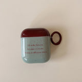 Popxstar  Korean Cute Matcha Green Good Lucky Girl Soft Headphone Protection Cover For AirPods 1 2 3 4 Pro 2 3nd Generation Earphone Case