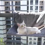 Window Cat Bed Hanging Hammock Soft Plush Cat Hammock for Indoor Cats Sunbathing All Season Pet Bed Supplies