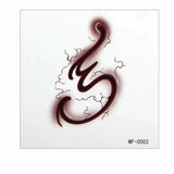 Waterproof Zodiac Signs Temporary Tattoo Virgo Pisces Scorpio the Twelve Zodiac Signs Gothic Chic Symbol Tattoo Cancer Leo Libra