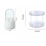 Popxstar Desktop Cosmetic Rack Rotatable Bathroom Shelf Large-capacity Perfume Aromatherapy Skin Care Product Storage Rack Organizer