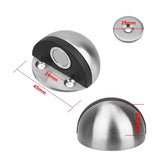 Popxstar Magnet Door Stops Stainless Steel Door Stopper Doors Holder Home Improvement Hidden Doorstop Furniture Hardware