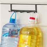 Popxstar Home Iron Door Behind 5 Hook, Metal Clothing And Hat Storage Rack, Suitable For Bathroom, Bedroom, Hanging Clothes, Hats, Coats