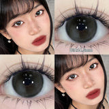 Popxstar  -1 Pair Pink Series Contact Lenses for Eyes Beauty Pupils Makeup Eye Lenses for Myopia Natural Color Lenses Blue Lenses