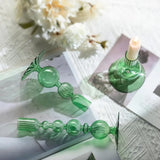 Popxstar 3Pcs Glass Candlestick Holders Glass Taper Candle Holders Groovy Wavy Elegant Candle Stick for Home Party Decoration