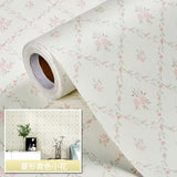 Popxstar Wallpaper Self-adhesive Moisture-proof Pastoral Flower Living Room Bedroom Waterproof Erasable Wall Sticker Home Decoration