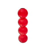 Popxstar Red Glass Candle Holders Taper Candle Stand Christmas Candle Holder Candlestick Holder Christmas Decor Green Glass