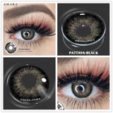 Popxstar  Natural Colored Contacts Lenses Brown 2pcs Contacts Beautful Pupils Color Contacts Yearly Makeup Cosmetic Contact Lens