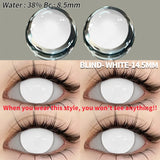 Popxstar Colored Contact Lenses 2pcs Colorful Contact Lenses Anime Cosplay Contact Eye Lenses Halloween Beauty Makeup Color Lens