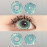 2pcs Blue Colorld Contact Lenses for Eyes with Degree Natural Green Pupils Beauty Korea Lenses Fashion Cosmetics Lens