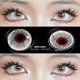 Cosplay Color Contact Lenses for Eyes Anime Eye Lens Black Lenses White Contact Lenses Cosmetic Color Lens Eyes 1Pair