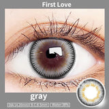 Popxstar  -1 Pair/2PCS 11 Colors Lenses Multi-coloured Contact Lenses for Eyes Comestic Beauty Pupils Myopia Color Lens Blue Gray