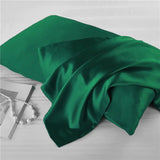 Popxstar Natural Mulberry Silk Pillowcase Decorative Luxury 6A Bed Decorative Cushion Cover Solid Envelope Style Luxury Pure Pillow Case
