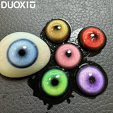 Popxstar  2pcs Cosplay Colored Contact Lenses Anime Green Contacts Lenses Halloween Colorful Pupil Blue Purple Red Pink Yellow Lens