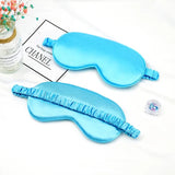 Popxstar Imitated Silk Eye Patch Shading Sleep Eye Eyepatch Soft Blindfold Smooth Eye Mask Sleeping Aid Eyeshade Eye Cover Patch Bandage