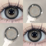 Popxstar  1 Pair(2pcs) Brown Beauty Colored Contact Lenses for Eyes Purple Halloween Lens Big Eye Lens Natural Look Gray Blue Lens