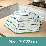 Popxstar  70/80 Cm Household Folding Dining Table Cover Insulation Dish Covers Winter Dust-Proof Insulation Leftover Food Kitchen Supplies