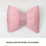 1pc Ergonomic Car Headrest Lumbar Neck Pillow - Comfortable Polyester, Enhances Driving Experience