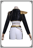 Popxstar Black Golden Rumi Zoey Mira Cosplay KPop Cosplay Costume Wig Women Suit Halloween Party Role Playing Outfit