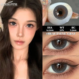 Fashion Color Contact Lenses 1 Pair Black Big Eyes Softlenses Colored Contact Lens Eye Makeup Beautiful Pupils
