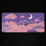 Popxstar Pink Mouse Pad Skyscape Large Mousepad 90x40 Gaming Accessories Pads Rubber Computer Desk Mat Xxl Extended Mouse Mats