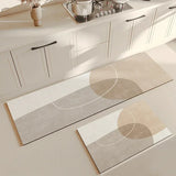 Popxstar Carpet for Kitchen Diatomite Mat Non-slip Water-absorbent Quick-drying Long Rug Bathroom Mats  Alfombra De Cocina
