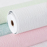 Popxstar 50cmX10m Linen 3D Foam Self-adhesive PVC Solid Color Thickened Waterproof Background Wall Renovation Wallpaper Wall Stickers