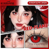 Popxstar  Halloween cosplay color contact lenses for eyes black/red/white Anime Accessories colorful fashion lenses