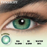 1 Pair NEW Colored Pupils Makeup Green Contact Lenses Beauty Women Colored Pupils Cosmetic Brown Natural Lenses Yearly