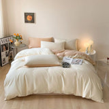 Popxstar  Luxury Bedding Set 100% Egyptian Cotton 400TC Duvet Cover Flat Fitted Sheet Single Double Queen King Quilt Cover with Pillowcase