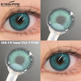1pair Colored Contact Lenses Blue Eyes Lenses Gray Beautiful Pupils Natural Brown Eye Contact Green Makeup Lens Yearly