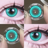 Cosplay  Color Contact Lenses Anime Pupil 6months 1pair Halloween Cute 14.2mm Softlens